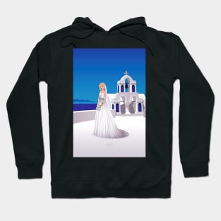 Bride in Mykonos Hoodie